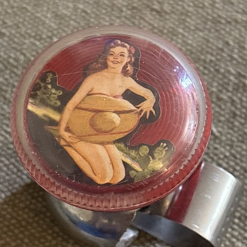 Vintage Pin Up Girl Steering Wheel Knob. - Picture 13 of 14