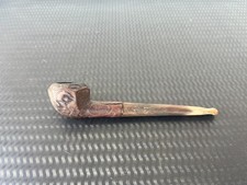 Ancienne pipe en bruyère sculptée – motif visage