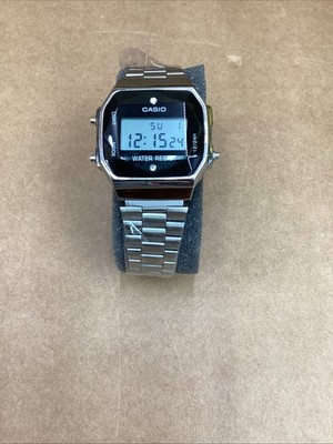 CASIO A159WAD-1 Diamond 2 stones Cheap Casio watch Chipukashi