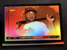 2015 Bowman's Best HI-DEF ORANGE REFRACTOR ROOKIE Yasmany Tomas 13/25
