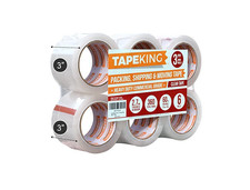 Packing Tape 3 Inch Wide 2.7mil Thick - 60 Yards Per Refill Roll Pack of 6...