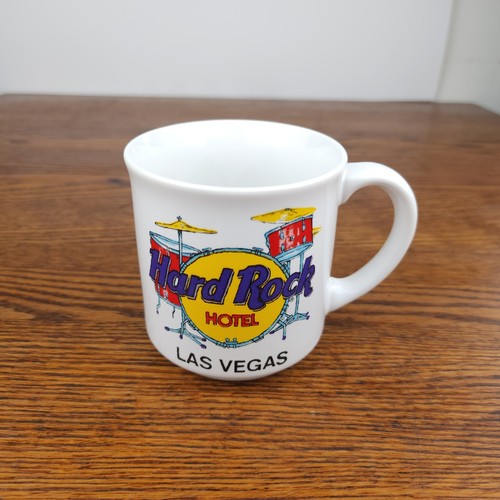 Hard Rock Hotel Las Vegas Coffee Mug Drum Design Save the Planet Collectible Cup
