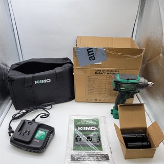 Kit de llaves de impacto inalámbricas KIMO 20V Max 1/2" 406 ft lbs 3000 RPM 3603 4AX2