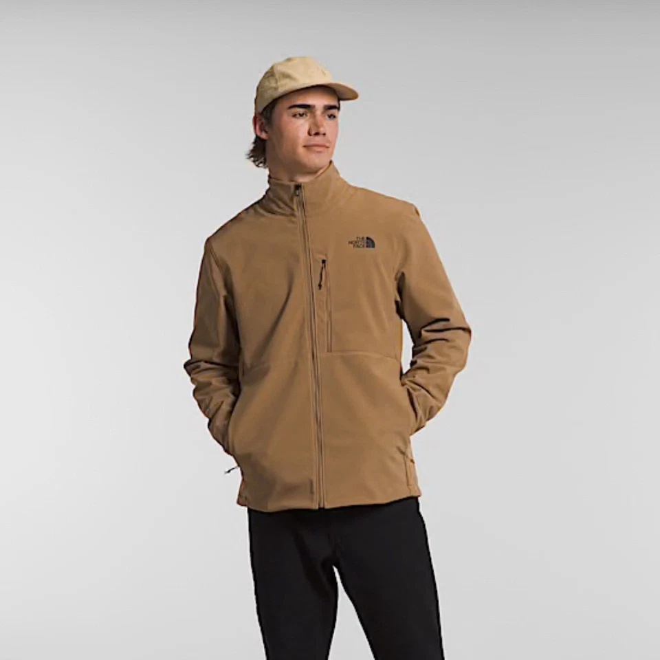 The North Face Apex Bionic 3 Softshell Windwall Jacket Utility Brown SZ 2XL - Image 3 of 4