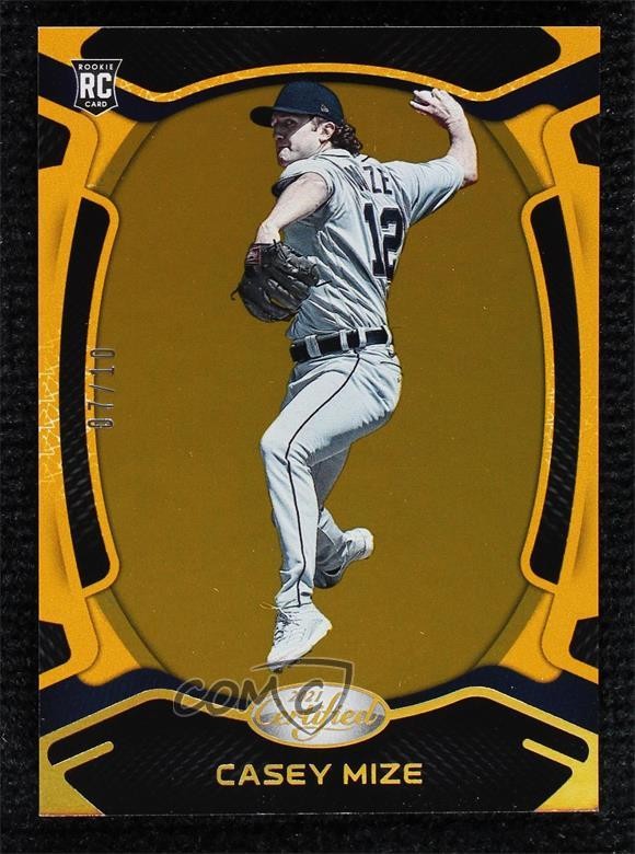 2021 Panini Chronicles Certified Holo Gold 7/10 Casey Mize #35 Rookie RC 03lu