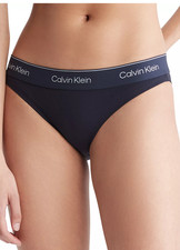 Calvin Klein Women Logo Bikini Dark Saphire Size L