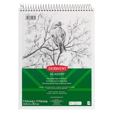 Derwent Academy Heavyweight Sketchbooks (5496): 9 in. x 12 in. (White) *70 sheet