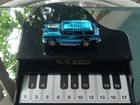 VINTAGE RARE 1955 Chevy Nomad Blue Chrome  HO⚡Slot Car  440-X2  CHASSIS...Wowsa! — photo 1