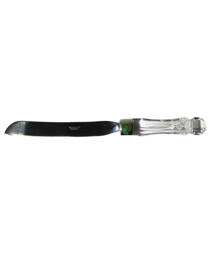 Waterford Crystal: Lismore Cake Knife with Stainless Blade, 12.5" - MIB