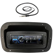 JVC KD-X560BT 1-DIN Marine Bluetooth Compact Digital Receiver, 22" Radio Antenna