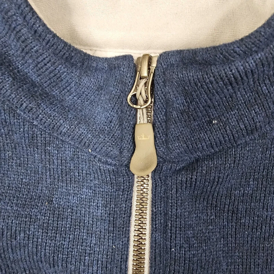 Peter Millar Performance Shirt Large Perth 1/4 Zip French Terry Golf Preppy - Image 4 of 4