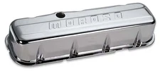 Moroso 68112 Tall Chrome Valve Covers No Baffle