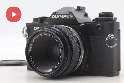 【程度良好】オリンパス OM-4 50mm F3.5 動作確認済み Meter Work【Exc +4】OLYMPUS OM-4 Black Film Camera & Macro 50mm f