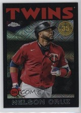 2021 Update Silver Pack 1986 Topps Chrome Baseball Black /199 Nelson Cruz 1f7b