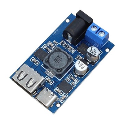 Adjustable Voltages Converters 12V to 5V USB C/USB Port for Fast Charging