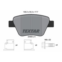 Textar BremsbeläGe Bremsbelegsatz Hinten FüR VW Golf VI Audi A3 Sportback