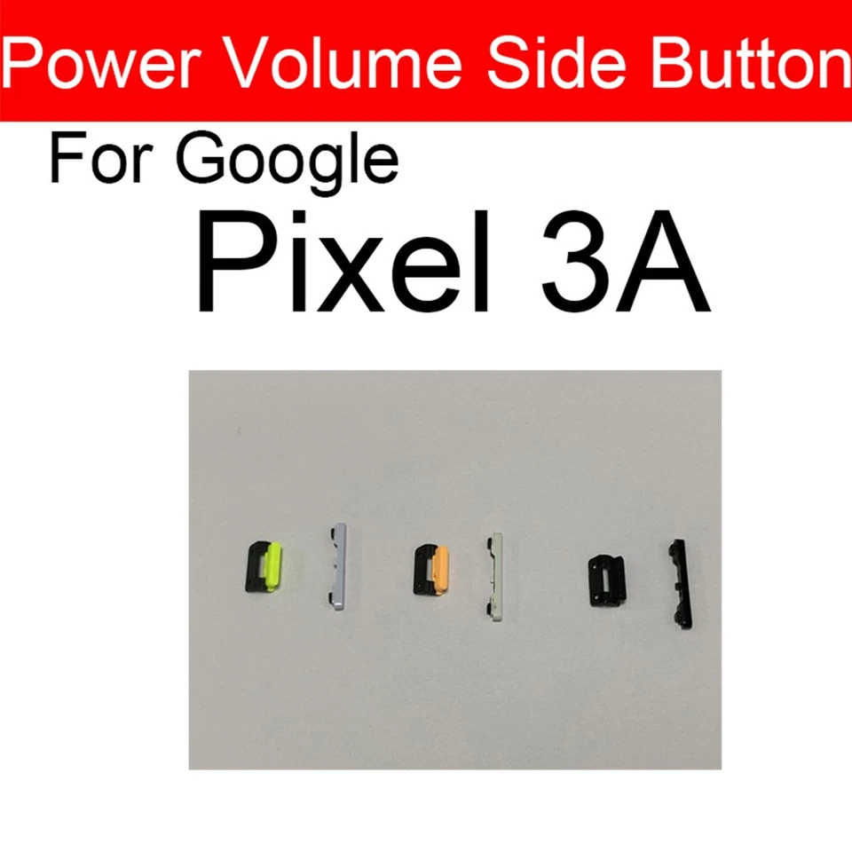 Power On/Off Volume Side Button Keys For Google Pixel 3 3XL 3A 3AXL Repairs AAU - Image 4 of 4