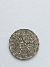 Lucky 1962 Sixpence Coin - Queen Elizabeth II - Wedding Tradition Gift