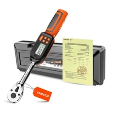 Digital Torque Wrench 3/8 Drive (4.9-99.6 Ft. Lb/ 6.6-135 N.m)±2% High Accura...