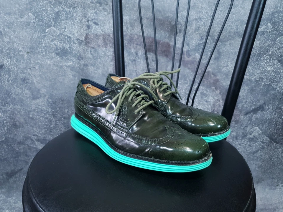 Zapatillas Derby Punta de Ala Cole Haan Lunargrand Para Hombre UE | 42 | US 8.5 | UK 7.5 Foto 3 de 4