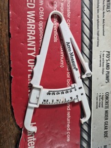 Accu-Measure Body Fat Caliper - Handheld BMI Body Fat Measurement Device 