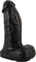 Realistixxx Real Giant Dildo, Hautfarben Dunkel, 17,5 Cm