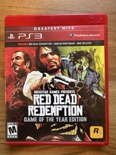 Red Dead Redemption Game of the Year (Greatest Hits) PS3 Complete With Map