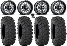 ITP Momentum 15" Wheels Milled 35" XTR370 Tires Kawasaki Teryx Mule