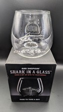 Shark In A Glass - 500ml Tumbler - New In Box - Bar Bespoke. Jaws