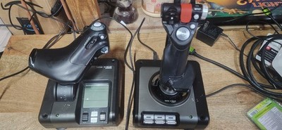  Saiteck x 52 Pro Flight Control System with Flight Stick USB For PC Tested Ok