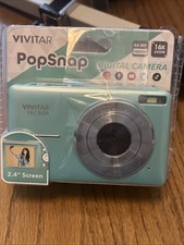 Vivitar Popsnap Digital Camera, Green, 16x Zoom, 1080hd