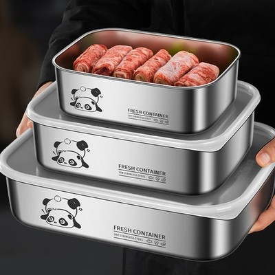 Container Multipurpose Stainless Steel Storage Solution for Kitchen Use