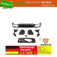 Heckdiffusor Diffusor + Auspuff Auspuffblenden f&uuml;r Mercedes Benz W213 S213