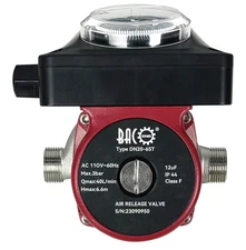 Hot Water Recirculating Pump - 100W Instant Heater With Timer for Tank/Electric