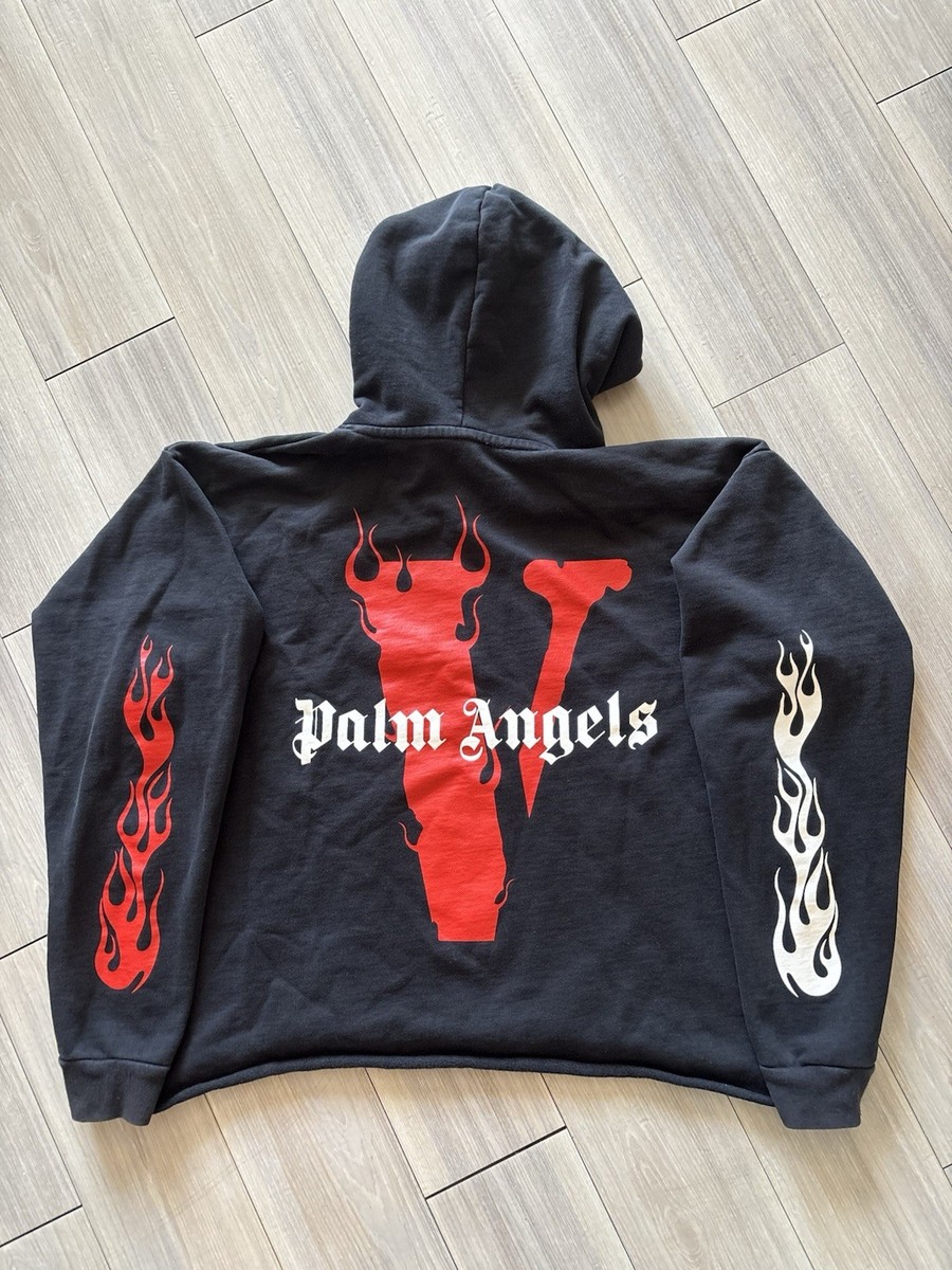 Vlone x Palm Angels Black / Red Hoodie Size Large | eBay