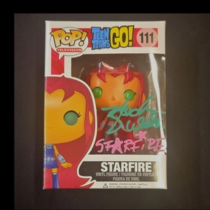 Funko Pop! Television Teen Titans Go! Starfire #111 Signed  *NO COA*