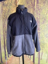 The North Face Black Denali Polartec Fleece Jacket Full Zip Youth Boys Size XL