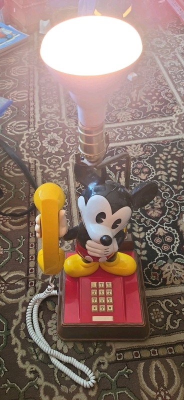 American Telecommunications Corp. The Mickey Mouse Phone Lamp Combo M-2684
