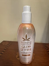Hempz Glow Getter, Hydrating Body Oil with Shimmer, Bergamot + Vanilla (6.76oz)