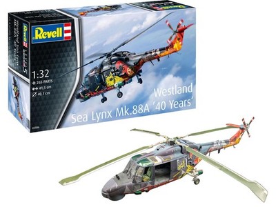 Westland Sea Lynx Mk. 88A 40 Years Special Edition Marine 1:32 - Revell 03806