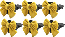 Bow Car Air Vent Clips Coquette Cute Girly Car Decor Accessories 6pcs Airs C Bow Car Air Vent Clips Coquette Cute Girly Car Decor Accessories 6pcs Airs C