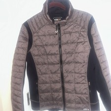 NEW KERRITS SOFT SHELL ON TRACK JACKET HORSES PRINT QUILTED SM 159.00-M