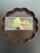 Ty Beanie Boo’s Collection ~ Zippy the Turtle With Display Case
