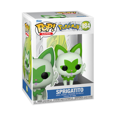 Funko POP #984 Pokemon Sprigatito Figure Brand New and In Stock