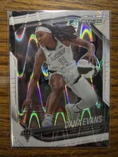 2025 Panini Prizm WNBA #33 Dana Evans White Seismic
