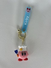 Chef Kirby Keychain Cute PVC Figure Bag Charm Anime Accessory  2 Free Gifts