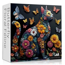Colorful Cat 1000 Piece Jigsaw Puzzle for Adults