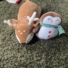 Pillowfort Brown Sugar Deer Weighted Plush 20" Soft And Comforting Penguin