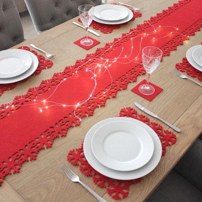 sottobicchiere caramello bicchieri cucina decorazione natalizia BAMZOO Set di 12 sottobicchieri in feltro a forma di alce con fiocchi di neve per tavolo bevande sottobicchiere caramello bicchieri cucina decorazione natalizia BAMZOO Set di 12 sottobicchieri in feltro a forma di alce con fiocchi di neve per tavolo bevande