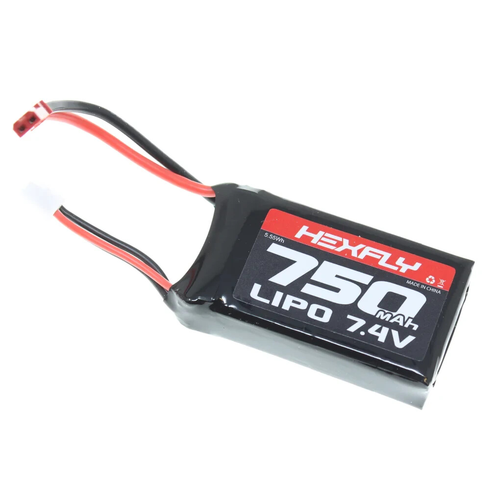 Redcat 2C 7.4v 750mah LiPo Battery w/ JST connector Ascent 18 RER31100